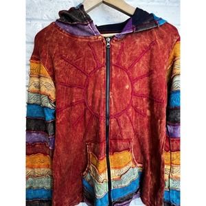 Greater Good Network Sunshine Daydream Zip Up Hoodie